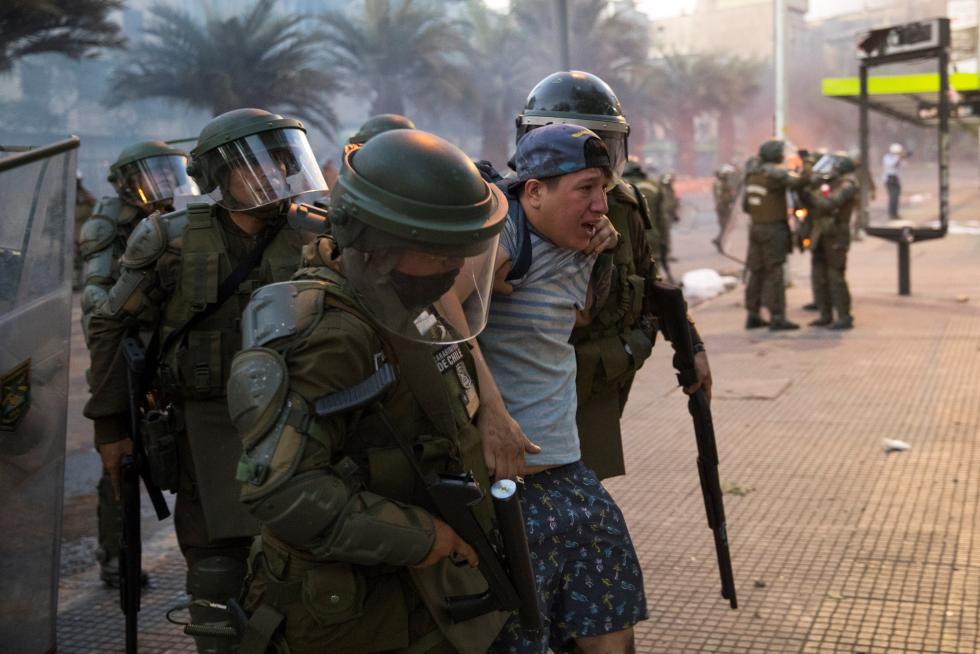 Continúan las protestas en Chile.