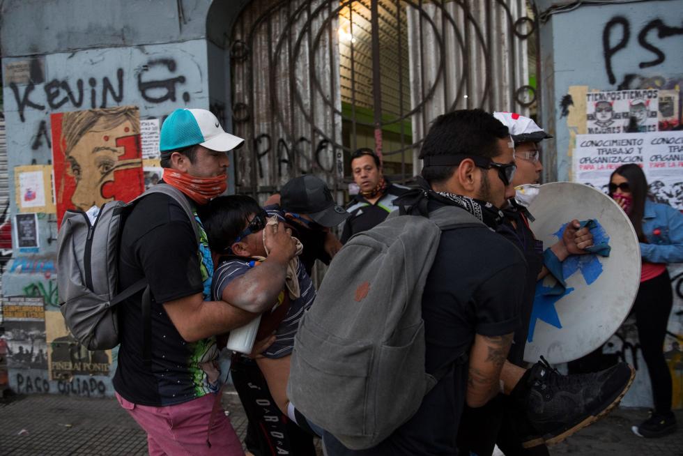 Continúan las protestas en Chile.