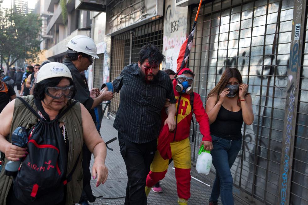 Continúan las protestas en Chile.
