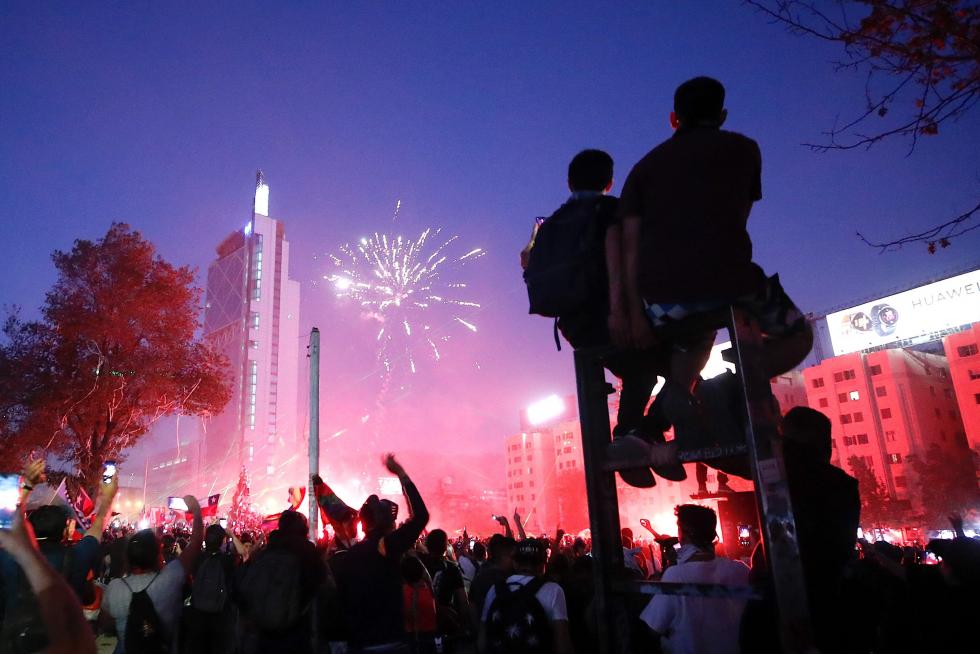 Continúan las protestas en Chile.