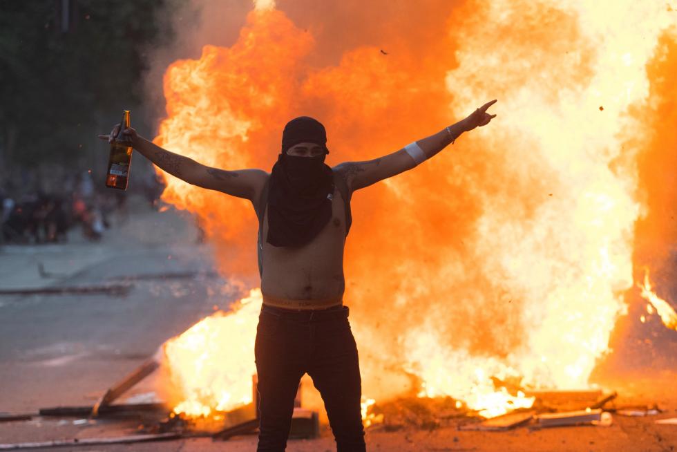 Continúan las protestas en Chile.