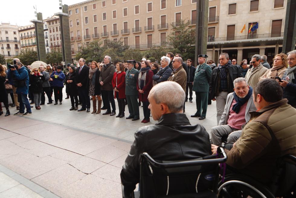 Día Mundial de las Víctimas de Tráfico en la Plaza del Pilar