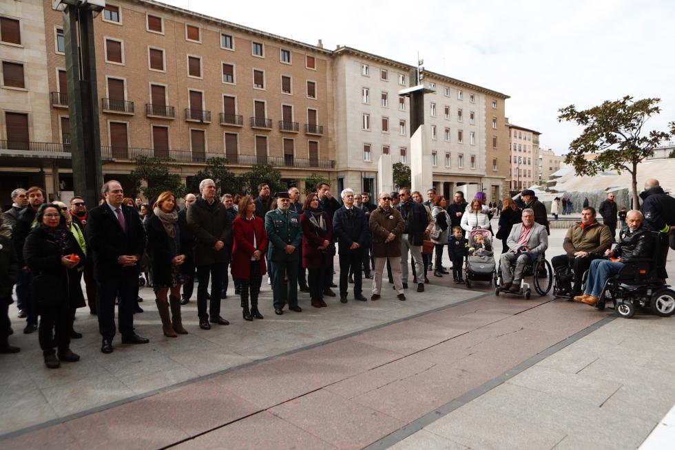 Día Mundial de las Víctimas de Tráfico en la Plaza del Pilar