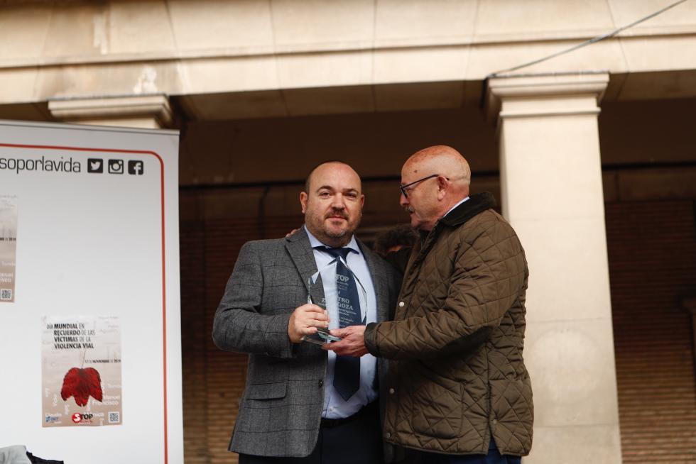 Día Mundial de las Víctimas de Tráfico en la Plaza del Pilar