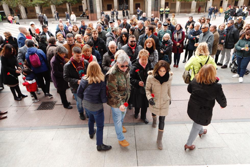Día Mundial de las Víctimas de Tráfico en la Plaza del Pilar