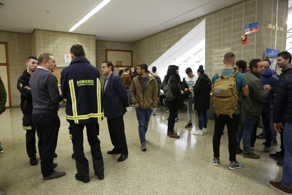 Oposiciones en Zaragoza para 62 plazas de bomberos, que atraen a 646 aspirantes