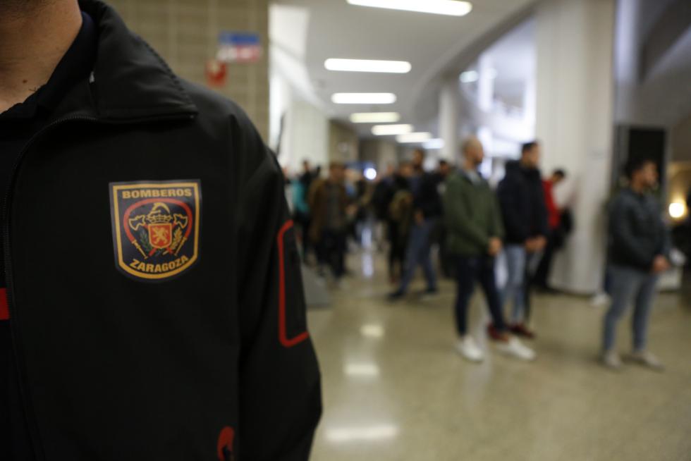 Oposiciones en Zaragoza para 62 plazas de bomberos, que atraen a 646 aspirantes