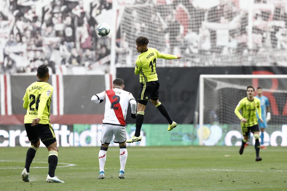 Partido Rayo Vallecano-Real Zaragoza, de la 17ª jornada de Segunda División en Vallecas