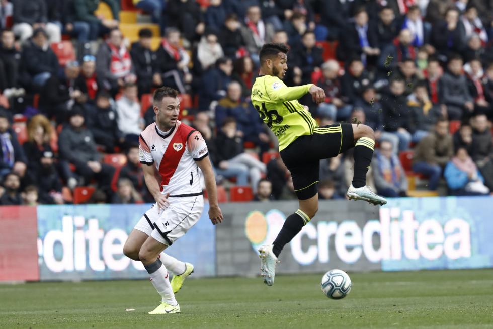 Partido Rayo Vallecano-Real Zaragoza, de la 17ª jornada de Segunda División en Vallecas