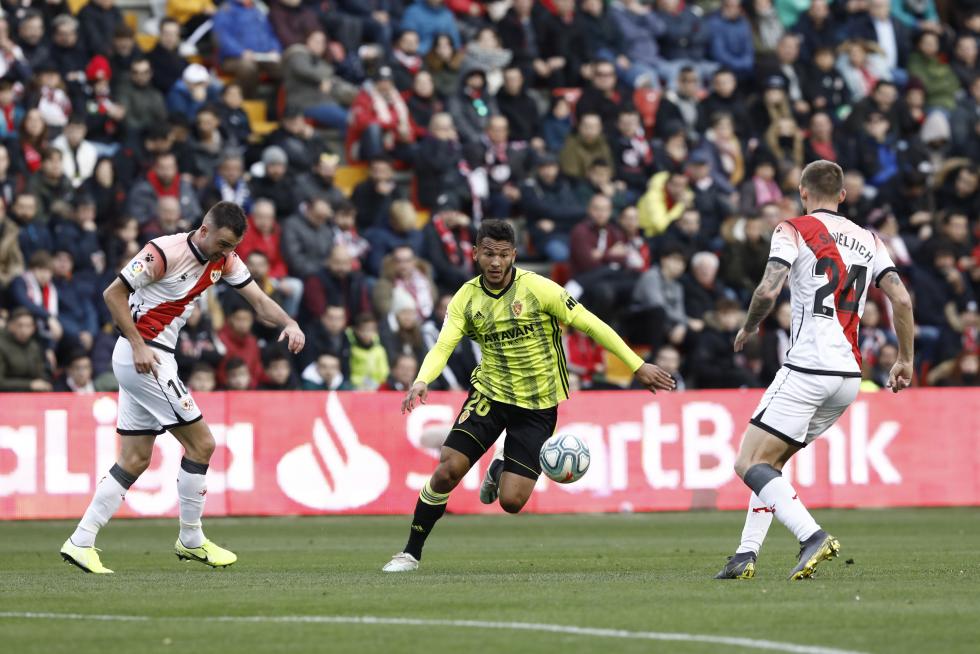 Partido Rayo Vallecano-Real Zaragoza, de la 17ª jornada de Segunda División en Vallecas