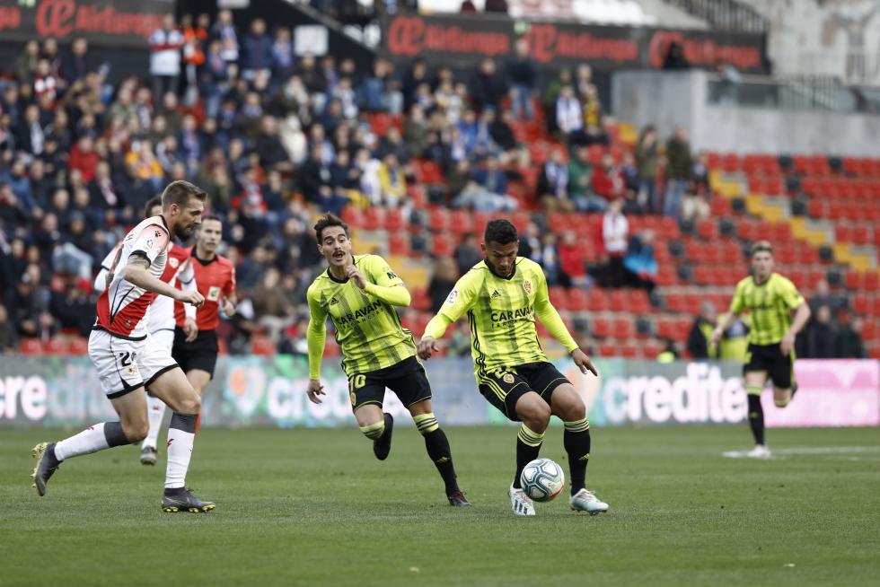 Partido Rayo Vallecano-Real Zaragoza, de la 17ª jornada de Segunda División en Vallecas