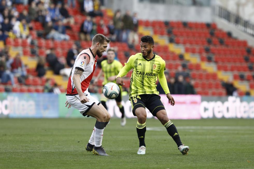 Partido Rayo Vallecano-Real Zaragoza, de la 17ª jornada de Segunda División en Vallecas