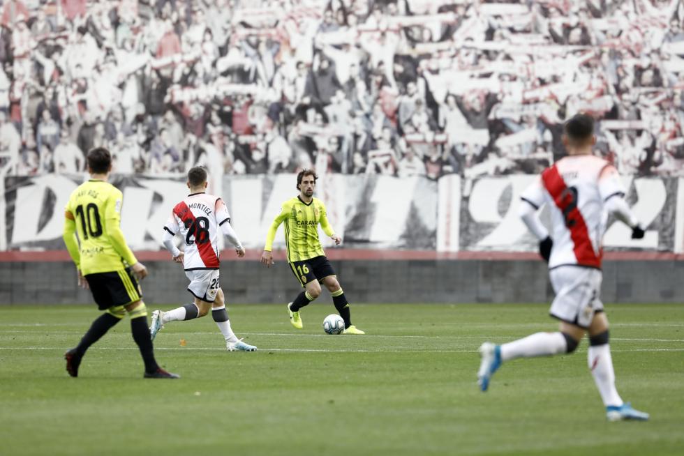 Partido Rayo Vallecano-Real Zaragoza, de la 17ª jornada de Segunda División en Vallecas