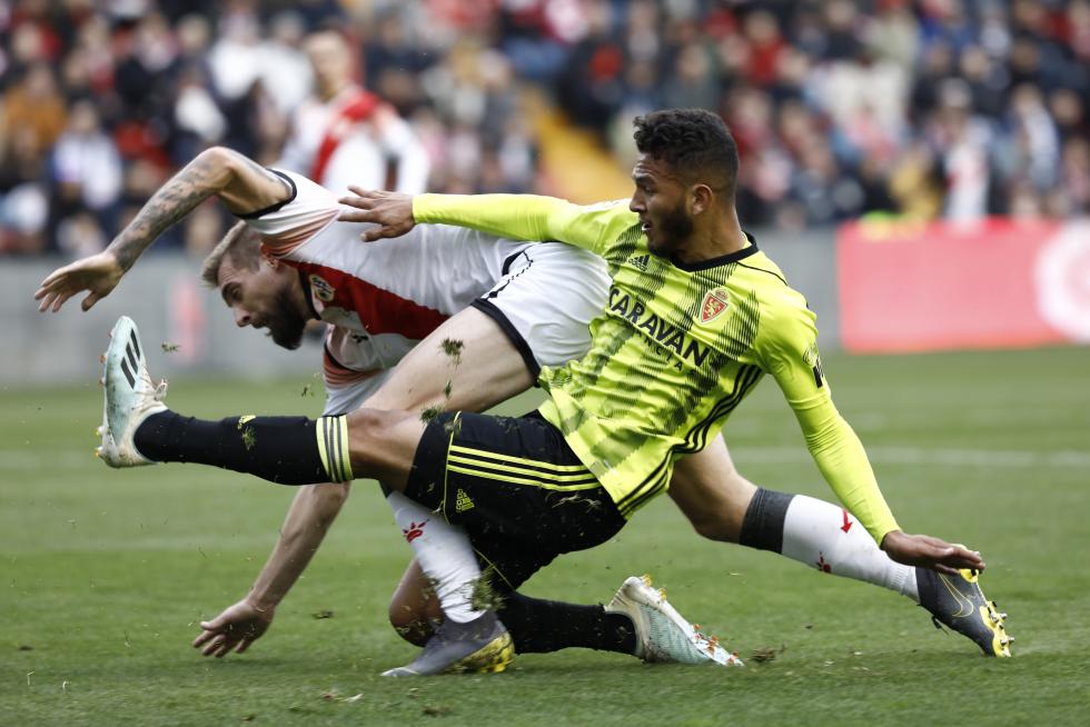Partido Rayo Vallecano-Real Zaragoza, de la 17ª jornada de Segunda División en Vallecas