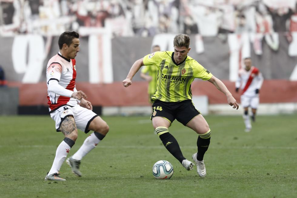 Partido Rayo Vallecano-Real Zaragoza, de la 17ª jornada de Segunda División en Vallecas