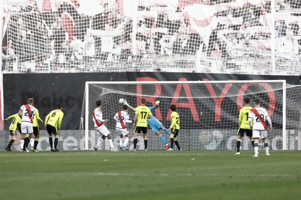 Partido Rayo Vallecano-Real Zaragoza, de la 17ª jornada de Segunda División en Vallecas
