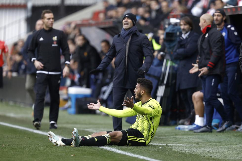 Partido Rayo Vallecano-Real Zaragoza, de la 17ª jornada de Segunda División en Vallecas