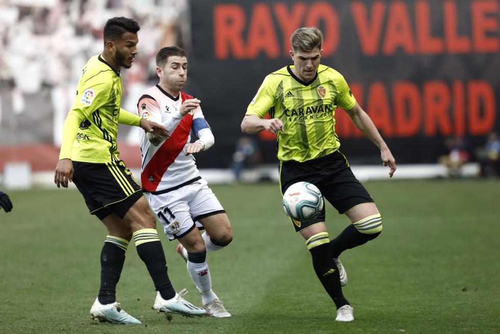Partido Rayo Vallecano-Real Zaragoza, de la 17ª jornada de Segunda División en Vallecas