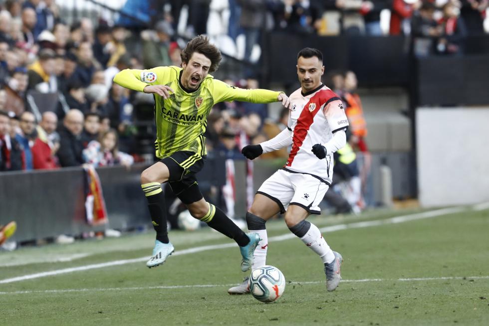 Partido Rayo Vallecano-Real Zaragoza, de la 17ª jornada de Segunda División en Vallecas