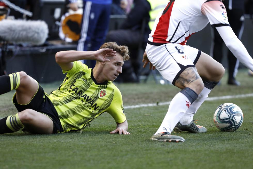 Partido Rayo Vallecano-Real Zaragoza, de la 17ª jornada de Segunda División en Vallecas