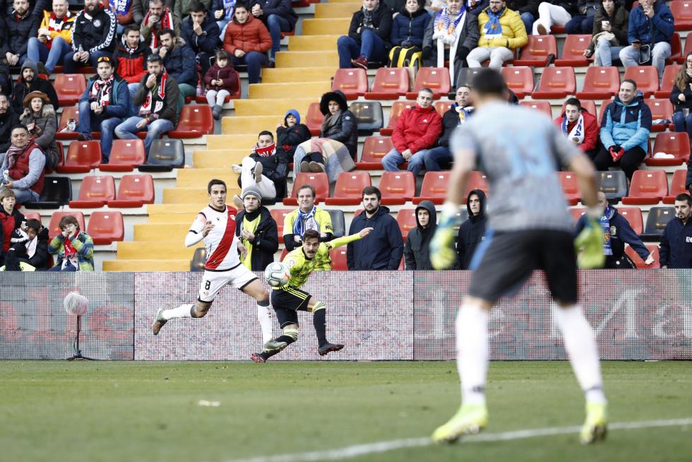Partido Rayo Vallecano-Real Zaragoza, de la 17ª jornada de Segunda División en Vallecas