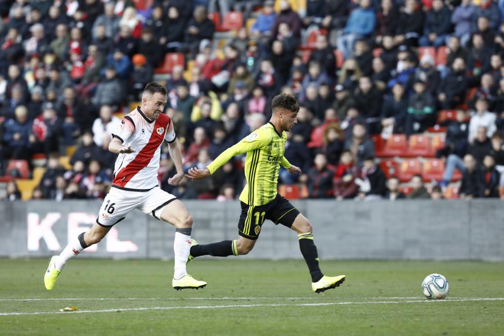 Partido Rayo Vallecano-Real Zaragoza, de la 17ª jornada de Segunda División en Vallecas