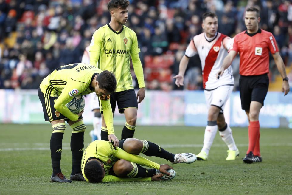 Partido Rayo Vallecano-Real Zaragoza, de la 17ª jornada de Segunda División en Vallecas