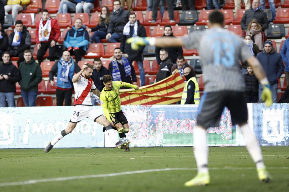 Partido Rayo Vallecano-Real Zaragoza, de la 17ª jornada de Segunda División en Vallecas