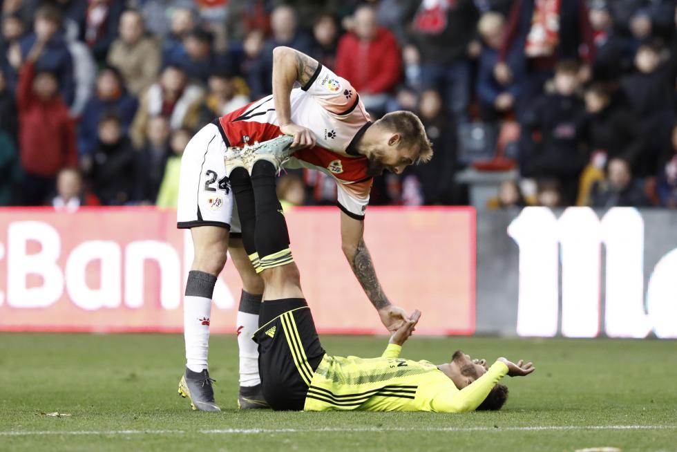 Partido Rayo Vallecano-Real Zaragoza, de la 17ª jornada de Segunda División en Vallecas