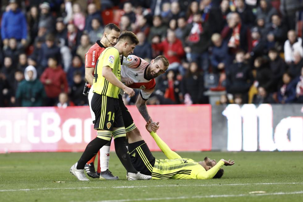 Partido Rayo Vallecano-Real Zaragoza, de la 17ª jornada de Segunda División en Vallecas