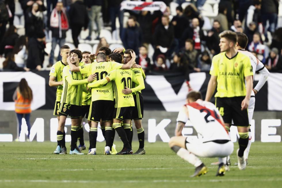 Partido Rayo Vallecano-Real Zaragoza, de la 17ª jornada de Segunda División en Vallecas