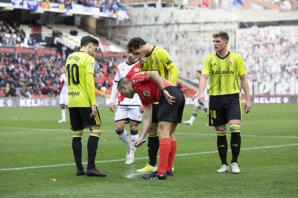 Partido Rayo Vallecano-Real Zaragoza, de la 17ª jornada de Segunda División en Vallecas