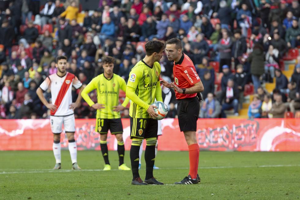 Partido Rayo Vallecano-Real Zaragoza, de la 17ª jornada de Segunda División en Vallecas