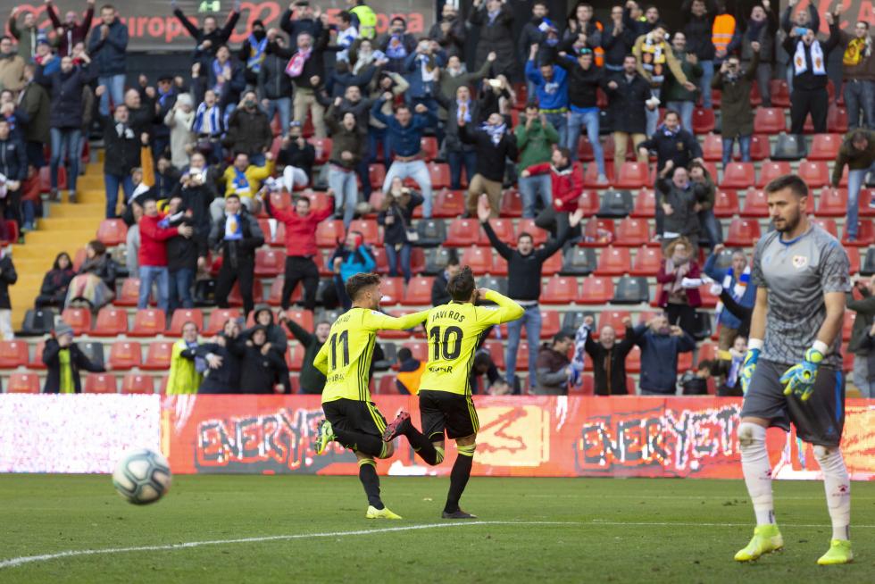 Partido Rayo Vallecano-Real Zaragoza, de la 17ª jornada de Segunda División en Vallecas