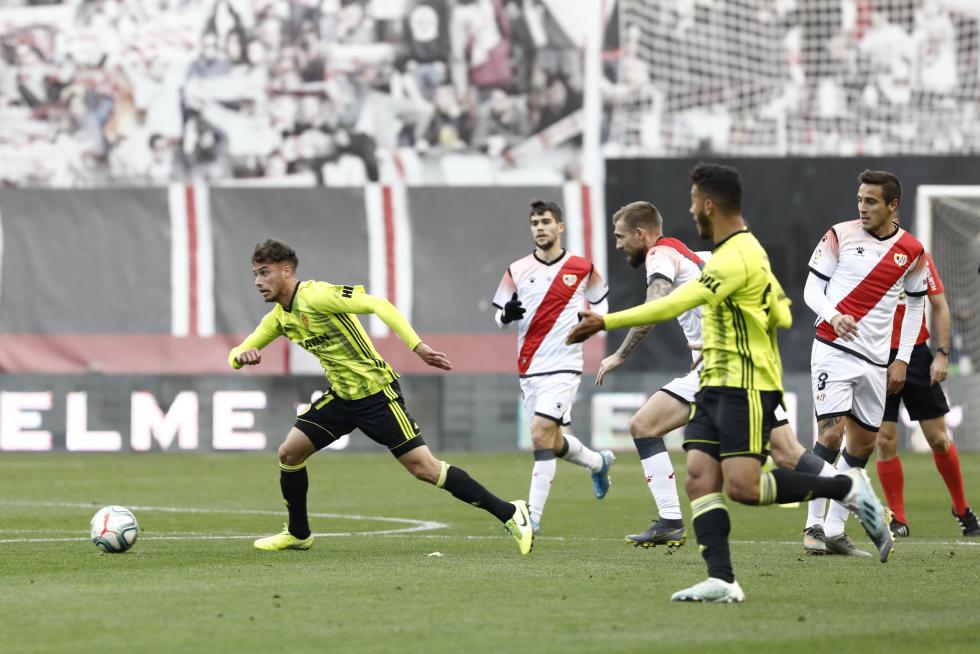 Partido Rayo Vallecano-Real Zaragoza, de la 17ª jornada de Segunda División en Vallecas