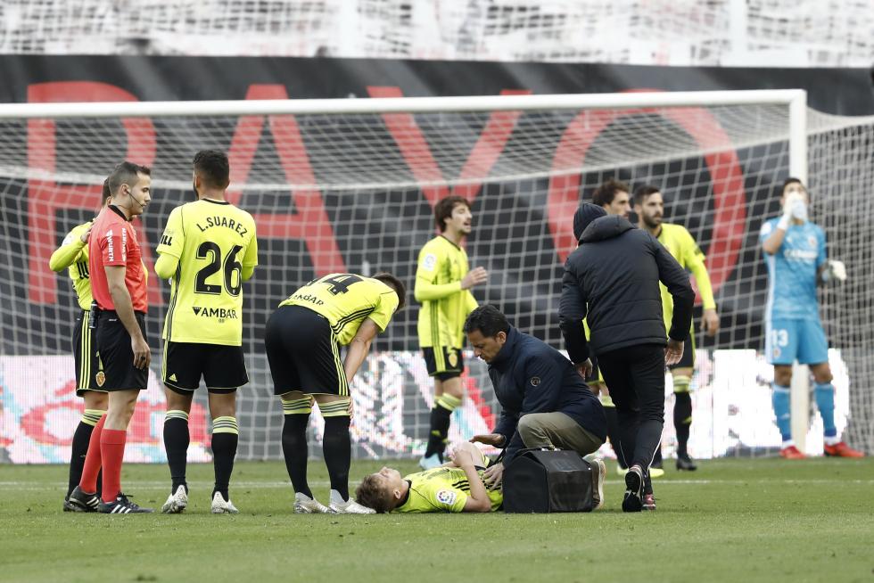 Partido Rayo Vallecano-Real Zaragoza, de la 17ª jornada de Segunda División en Vallecas