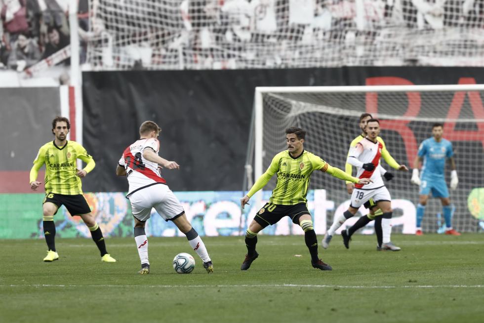 Partido Rayo Vallecano-Real Zaragoza, de la 17ª jornada de Segunda División en Vallecas
