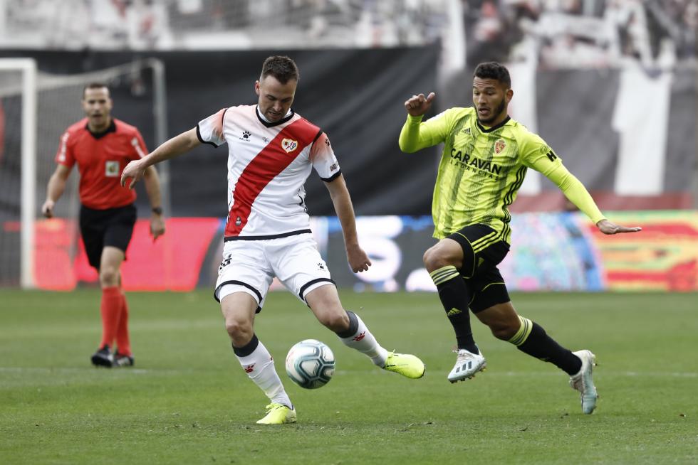 Partido Rayo Vallecano-Real Zaragoza, de la 17ª jornada de Segunda División en Vallecas