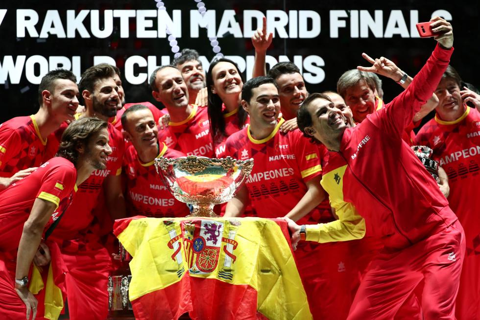 Final de la Copa Davis que enfrenta a España y Canadá este domingo en la Caja Mágica de Madrid.