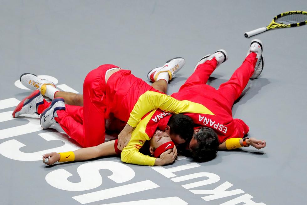 Final de la Copa Davis que enfrenta a España y Canadá este domingo en la Caja Mágica de Madrid.