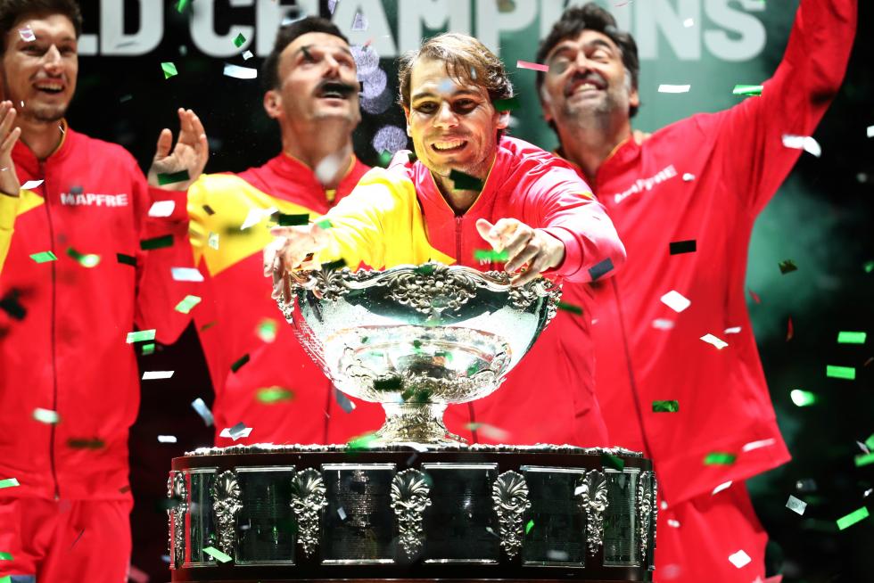 Final de la Copa Davis que enfrenta a España y Canadá este domingo en la Caja Mágica de Madrid.