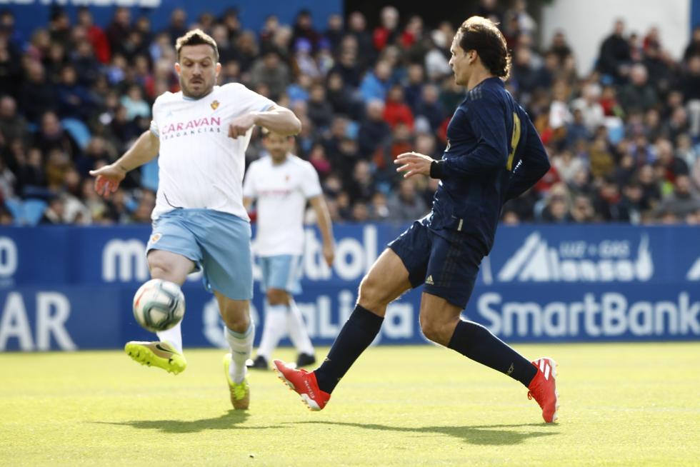 Partido de Aspanoa, que celebra este 2019 su 25º aniversario, entre los veteranos del Real Zaragoza y el Real Madrid, disputado en La Romareda