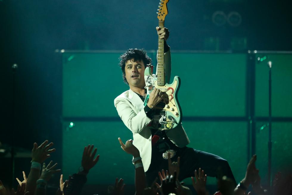 Billie Joe Armstrong de Green Day cantó una versión del mítico 'Basket Case/Father of All'