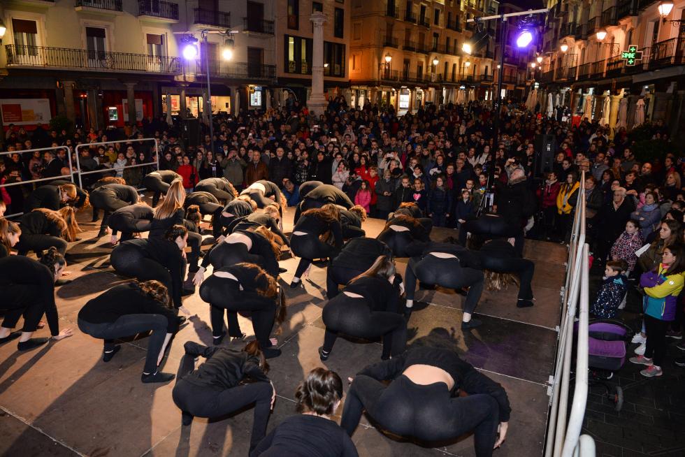 Manifestación en Teruel por el Día Internacional para la eliminación de la violencia contra la mujer