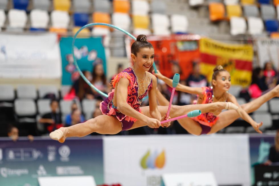 Zaragoza se convierte en la capital de la gimnasia rítmica este fin de semana