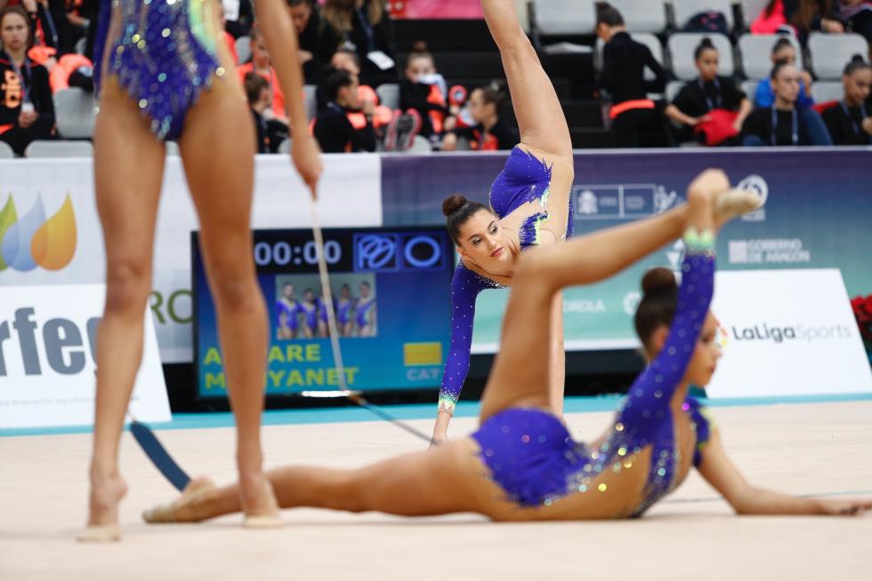 Zaragoza se convierte en la capital de la gimnasia rítmica este fin de semana