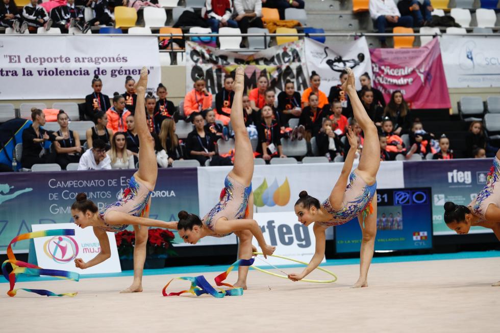 Zaragoza se convierte en la capital de la gimnasia rítmica este fin de semana