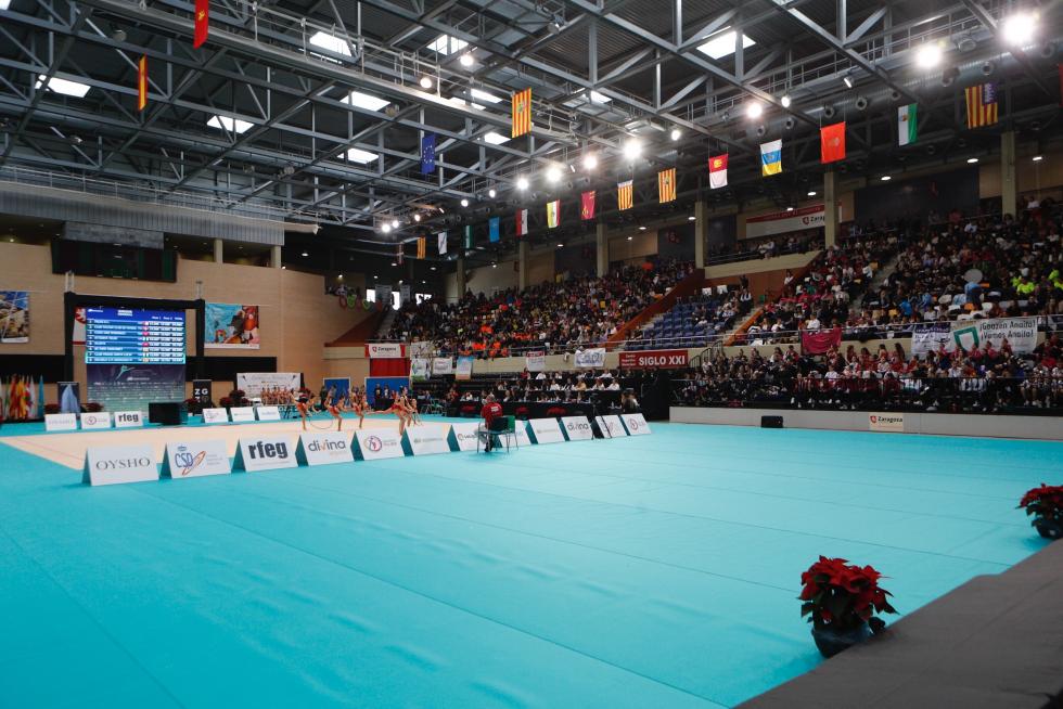 Zaragoza se convierte en la capital de la gimnasia rítmica este fin de semana