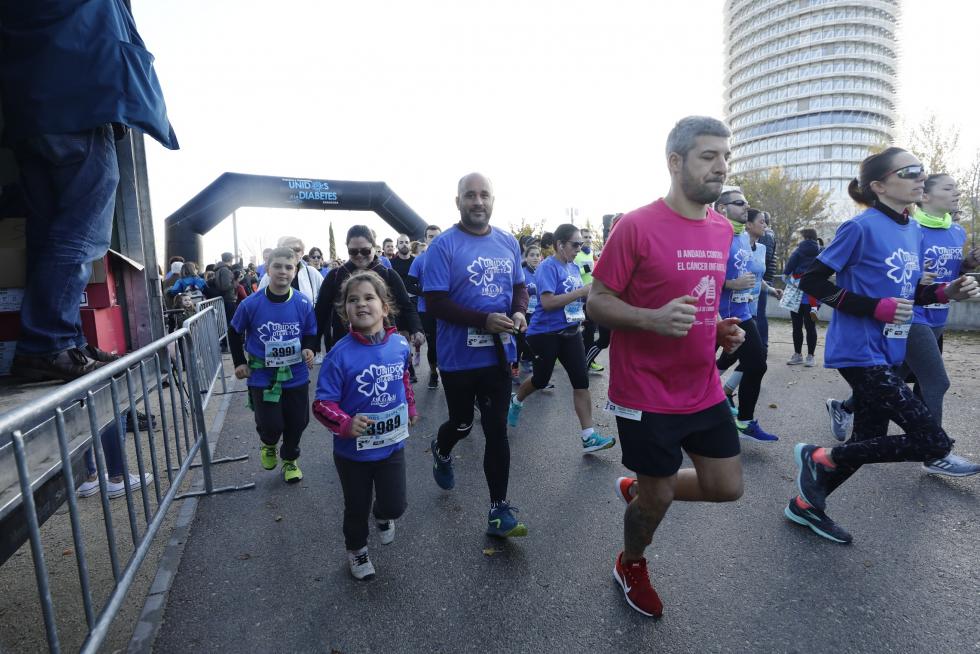 Este domingo se ha celebrado en el Parque del Agua de Zaragoza la IV edición de la Carrera 'Actívate por la diabetes' con el fin de dar visibilidad a una enfermedad crónica, la diabetes, que en Aragón afecta a más de 120.000 personas.