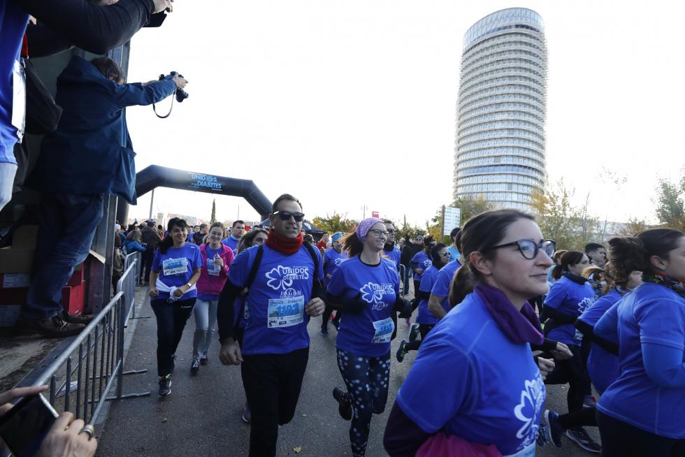 Este domingo se ha celebrado en el Parque del Agua de Zaragoza la IV edición de la Carrera 'Actívate por la diabetes' con el fin de dar visibilidad a una enfermedad crónica, la diabetes, que en Aragón afecta a más de 120.000 personas.